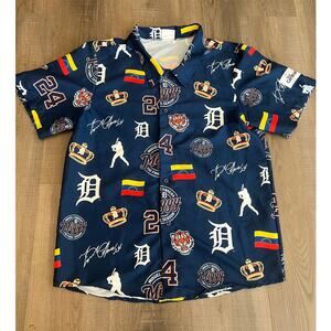 Detroit Tigers Miguel Cabrera Tribute Hawaiian Shirt